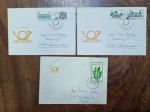 L8 - Lote de 3 Envelopes de 1º dia Alemanha - 