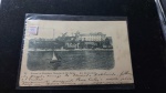 Bilhete Postal, Arsenal da Marinha e Mosteiro de São Bento, Rio de Janeiro. A. Ribeiro Fabricante Rua Senador Alencar 25. Circulado 1904. Nº99