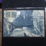 Bilhete Postal do Brasil, Furnas Agassiz, Tijuca, Rio de Janeiro (143), A. Ribeiro, circulado 1912. Nº260