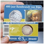 Moeda Comemorativa de COBRE BANHADA A PRATA, no estojo OFICIAL, HOLANDA. 10,5gr. 29mm.