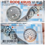 Moeda Comemorativa de COBRE BANHADA A PRATA, no estojo OFICIAL, HOLANDA. 10,5gr. 29mm.