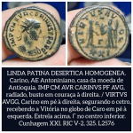 L2576 Moeda Atribuida ao imperador  CARINUS, moeda de um imperador bem dificil. Com bela Patina desertica.