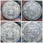 L2489 Moeda Prata 960 reis de 1816 Bahia a classificar a variante.
