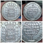 L2490 Moeda Prata 960 reis de 1816 Bahia a classificar a variante.