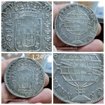 L2492 Moeda Prata 960 reis de 1810 Rio a classificar a variante.