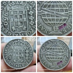 L2496 Moeda Prata 960 reis de 1812 Rio a classificar a variante.