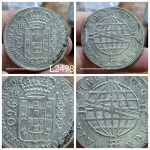 L2498 Moeda Prata 960 reis de 1814 Rio a classificar a variante.