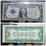 Cedula de Dollar SELO AZUL ano de 1928A com ASTERICO - FE RARA