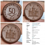 L163, Moeda NOTGEL de CERAMICA Alemanha pós 1ª Guerra