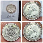 L686 Moeda Prata Império 200 reis de 1868
