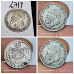 L718 Moeda Prata Império 200 reis de 1868