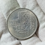 130 - Moeda DDR 5 Mark 1972. Comemorativa Cidade de Meissen. Alemanha Oriental