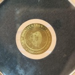 401 - Moeda OURO 999 Tchade - 50º aniversário da Chegada à Lua - Moonlanding - 3000 Francos 2019 - 16mm e 0.06gr - Trata-se de um produto oficial e comemorativo, não é peça fantasia.