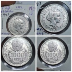 L943  Moeda Prata Republica  1000 reis de 1913 estrela Ligada
