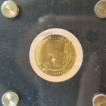 404 - Moeda OURO 999 Tchade - 50º aniversário da Chegada à Lua, Águia Americana - Moonlanding - 3000 Francos 2019 - 16mm e 0.06gr