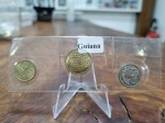 321 - Set 3 Moedas Guiana 1, 5 e 10 Cents