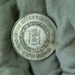 333 - Moeda Prata Brasil Império 1000 Réis 1860