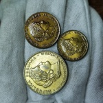 344 - Set 3 Moedas Peru 5, 10 e 20 Centavos
