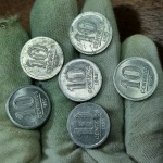368 - Set 6 Moedas 10 Centavos de Alumínio, incluindo a Escassa 1958. 1956, 1957, 1958, 1959, 1960 e 1961