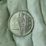 374 - Moeda Romênia 1 Leu 1966