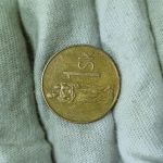 384 - Moeda Eslováquia 1 Koruna 1993