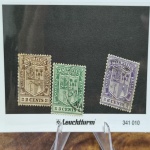31 - Conjunto 3 selos, Mauritânia 2, 3 e 6 Cents.
