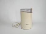 Mini processador de alimentos da marca KRUPS, funcionamento em 127 V, 160W, de origem mexicana. Funcionando, porém sem garantia. (Com marcas de uso).