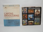 LIVRO (2) - a) "Arte Brasileira" Prefácio do Prof. P.M. Bardi. Colorama Editora. b) "Cartas Brasileiras" Correspondências históricas. Organização Sergio Rodrigues. Companhia das Letras. Fartamente ilustrados.