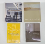 LIVRO (4) - a) "A Arte Decorativa Le Corbusier". Martins Fontes. b) "Iole de Freitas" Uns nadas. c) "Martin Puryear" Kellie Jones. d) "Coleções do Moderno" Hecilda e Sergio Fadel na Chácara do Céu.