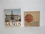 LIVRO (2) - "Museu da Inconfidência" e "Museu de Arte Sacra da Bahia". Edição FUNARTE.