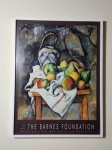 "Great French Paintings - The Barnes Foundation" poster de exposição, 81 x 62cm. Moldura com vidro.