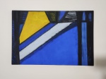 Sem assinatura - "Abstrato" óleo sobre tela, 70 x 100cm.