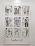 "Chanel - The Metropolitan Museum of the Art" poster de exposição, 96 x 63cm. Moldura com vidro.