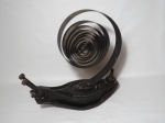 ZÉ PINTO (Francisco Magalhães Barbosa - 1925-2004) "Caracol" Escultura em metal feita a partir de sucata. 40 x 45cm.