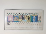 Poster de exposição: "Matisse Museum of Art - Carnegie Institute - Pittsburgh". Moldura em metal e vidro. 73 x 135cm.