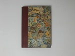 Caderno para guardar selos com selos de diversos países e épocas. 20 x 14cm.