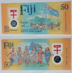 HEL 012 - Cédula de 50 Dolares - Fiji - Polímero -  2020 - Comemorativa - FE