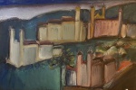 SP - CARLOS BRACHER. Paisagem de Ouro Preto - o.s.t. - 100 x 150 cm - moldura mede 184 x 134 cm - as