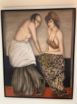 João Camara- "Visto pela última vez" A.S.T Mede 162 x 130 cm assinado e datado no canto infe