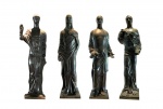 Marcia - ALFREDO CESCHIATTI - Escultura de bronze representando os quatro evangelistas. "Mateus,