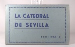 LA CATEDRAL DE SEVILLA - Extraordinária coleção de 10 fotografias postais antigas em preto e branco da CATEDRAL DE SEVILHA / ESPANHA (14 cm X 10 cm) em encarte original, produzidas pelo renomado fotógrafo Espanhol ABELARDO LINARES (1870 - 1936). Atenção colecionadores, raridade.