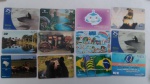 Colecionismo: Lote com doze (12) cartões telefônicos antigos para colecionador, vide detalhe na foto.