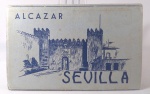 ALCAZAR / SEVILLA - Extraordinária coleção de 10 postais antigos coloridos dos ALCÁCERES REAIS DE SEVILHA / ESPANHA (14,5 cm X 9 cm) em encarte original, produzidos pelo renomado laboratório de fotografia HELIOTIPIA ARTÍSTICA ESPANOLA (terceira série colorida). Atenção colecionadores, raridade.