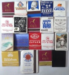 Coleção de 19 caixas de fósforo de diversas procedências.