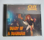 CD - Conservado e original COMPACT DISC - OZZY OSBOURNE - DIARY OF A MADMAN - CBS - Acompanha encarte. Medida: 14 cm x 12 cm x 1 cm.