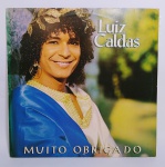 Disco de Vinil - Luiz Caldas, Muito Obrigado - Possui encarte com letra das músicas - Ano: 1998 -  Série Azul.