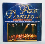 Disco de Vinil Original - LP - ANOS DOURADOS - Orquestra TABAJARA - Volume 3 - 1992 - Conforme fotos - Medida: 31 x 31 cm.