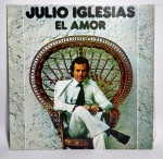 Disco de Vinil - LP Original - JULIO IGLESIAS - El Amor - 1978 - CBS - Medida: 31 x 31 cm.