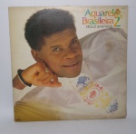 Disco de Vinil - LP Original - EMÍLIO SANTIAGO ''Aquarela Brasileira 2'' - 1989 - Som Livre - Medida: 31 x 31 cm.