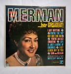 Antigo e Original Disco de Vinil de Acervo - LP - ETHEL MERNAN - Orchestra Conducted by Billy May - Discos em ótimo estado - Acompanha encarte - Conforme fotos - ACERVO do violinista, cantor e compositor Jararaca (José Luiz Calazans) e de seu filho Luiz Calazans - Medida: 31 x 31 cm.